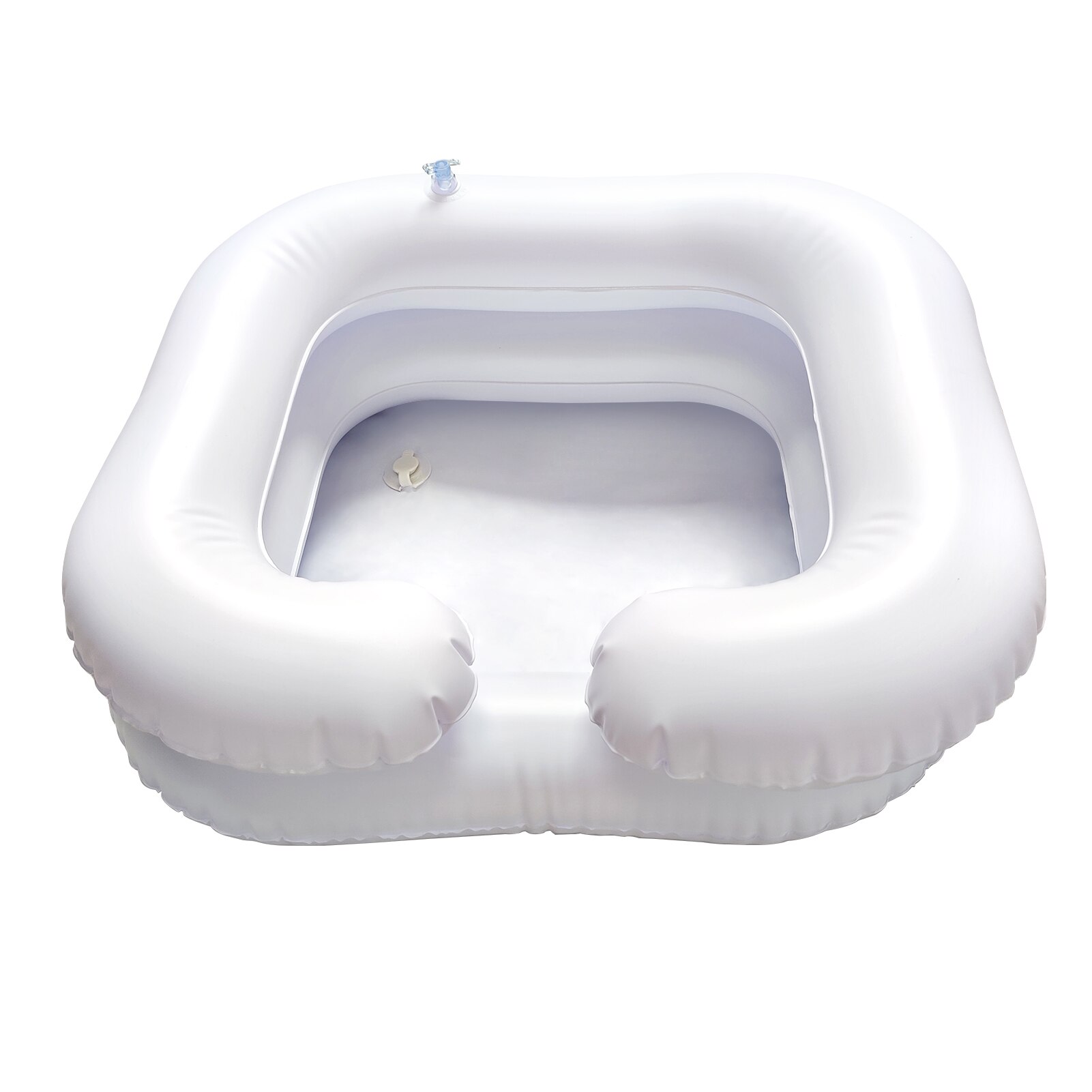 Disabled In Bed PVC Shampoo Tray Inflatable Handicapped Portable Hair Washing Basin Assistive Aid Elderly Care With Drain Tube