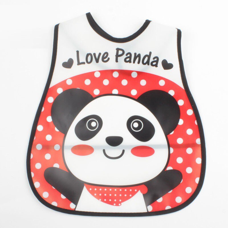 Joli tablier d'alimentation pour bébés | 1 pièce, combinaison imperméable pour bébés nid saliva pour nourrissons enfants alimentation Smock bavette bavette: Panda