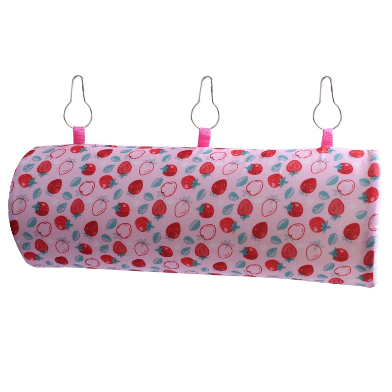 Furet Tunnel suspendu lit hamac, pour cochon d&#39;inde Rat jouant, couchage Durable Tunnel Tube coin cache polaire: pink