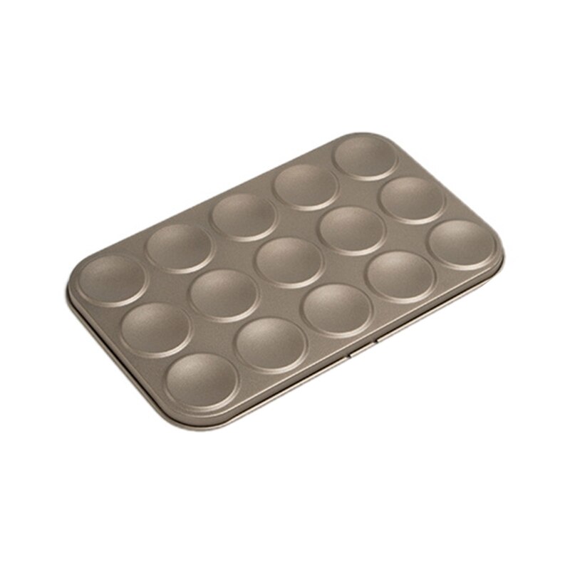 15 Cavity Non-stick Macaron Pan Staal Bakvormen Voor Cake Gebak Cookie Mold Keuken Carbon Staal Bakplaat Gebak cake: A