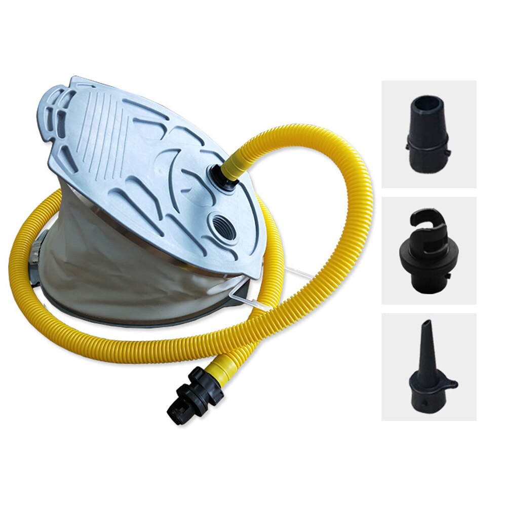 Air Step Foot Pump Inflatable Multifunction Raft Bellows Double Action Inflator Foot Air Pump For Boat: 11 inch
