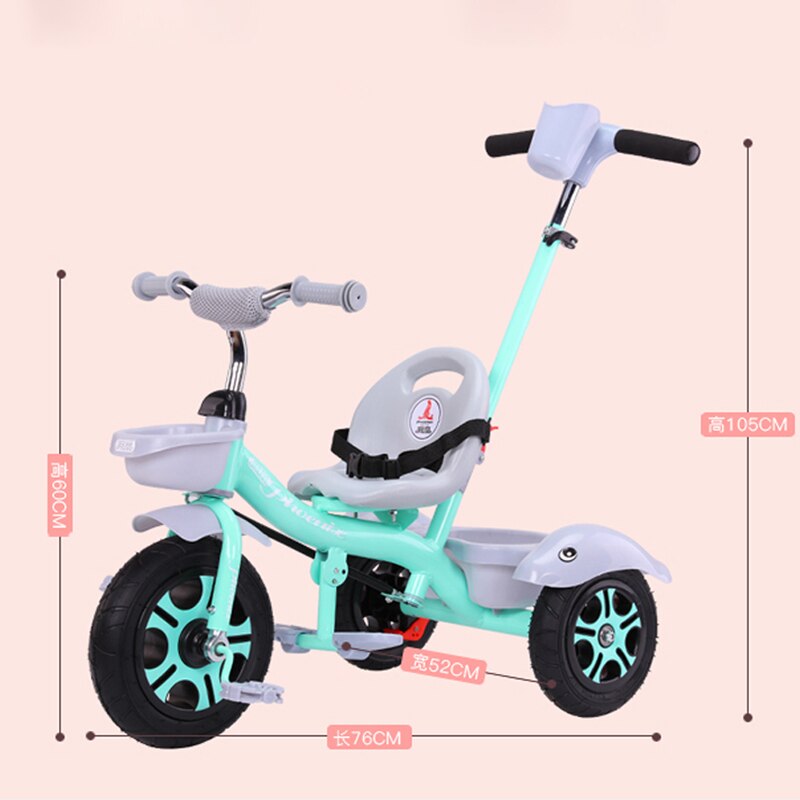 Kinderen Driewieler Multifunctionele Kid Fiets Kinderwagen Pedaal Trike Kindje Loopfiets Voor 1-6 Jaar oude