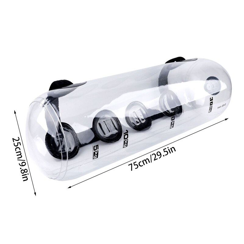 448D Fitness Aqua Bag Adjustable Core Balance Training Weight Bags Portable Stability Equipment for Full Body Workout Gym Use