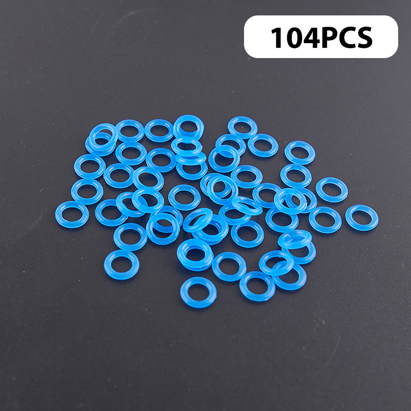 104Pcs Keyboard O-Ring Keycaps Siliconen Rubber Oring Schakelaar Geluid Dempers Mx Schakelaar Rubber Silencing O-Ringen: Blue