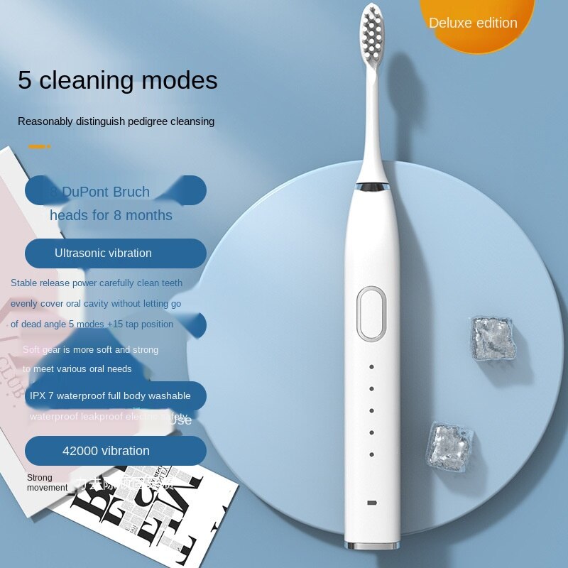 Electric Toothbrush Sonic Household USB Charging Intelligence Cleaner Sound Waves Device Maglev
