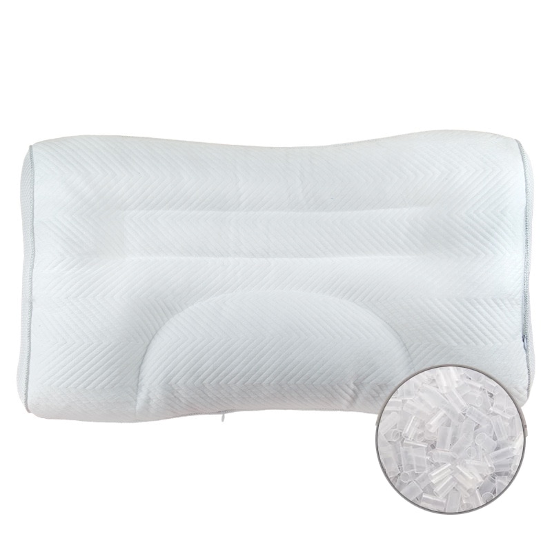 Oreiller Cervical orthopédique de Style japonais | Oreiller Cervical ergonomique 50*30CM de Style japonais, oreiller de cou ajustable en PE, housse en coton, oreiller de couchage