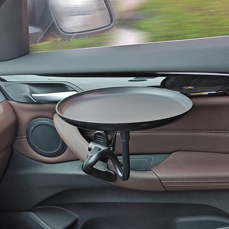 Snack Tray For Car Automotive Non-Slip Food Tray Portable Drink Tray Car Food Table For Travel Commuting Daily Life Business