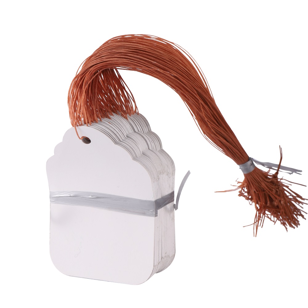 Marcadores para plantas colgantes, etiquetas para plántulas de bricolaje, para colgar flores de jardín, macetas de jardín, herramientas de clasificación de letreros, 100 unidades por lote: 4XL / Gris claro