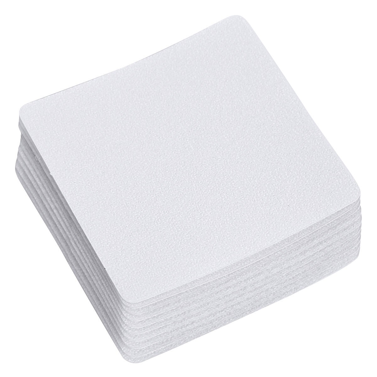 10 Non Slip Safety Shower Treads DIY Square Clear Textured Bath Stickers Adhesive Antislip Decals for Bathtubs Stairs and Floors