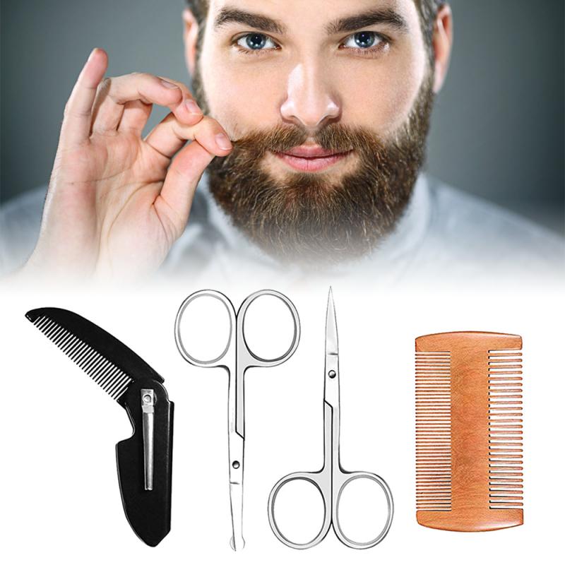 Symmetrie Lijn Up Trimmen Gids Scheren Accessoires Maquillaje Baard Styling Vormgeven Sjabloon Kam Kapper Tool TSLM1