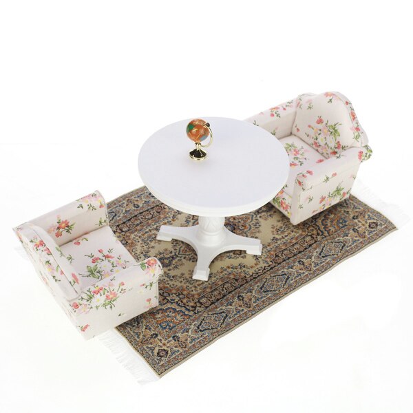 Ben progettato 1:12 Filo di Seta Tappeto Mestiere Miniatura casa delle bambole pavimento Bambole di Moda Tessuto Tappeto per la Casa Delle Bambole decorazione