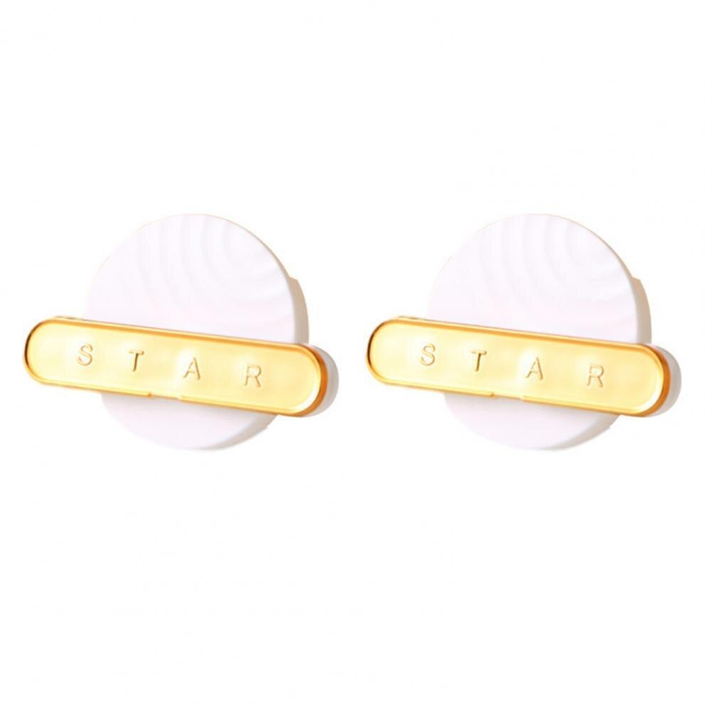 2Pcs/Set Wire Organizer Chic Fall-Prevention Attractive Wire Organizer 4 Colors Wire Hook:  White