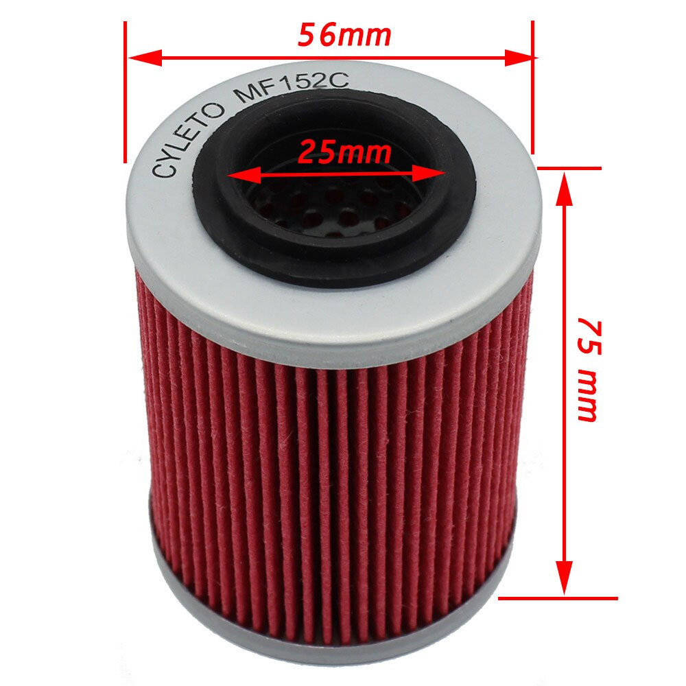 Voor can-am commander 1000 oliefilter commander 800r 800 motorfiets oliefilter commander max 1000