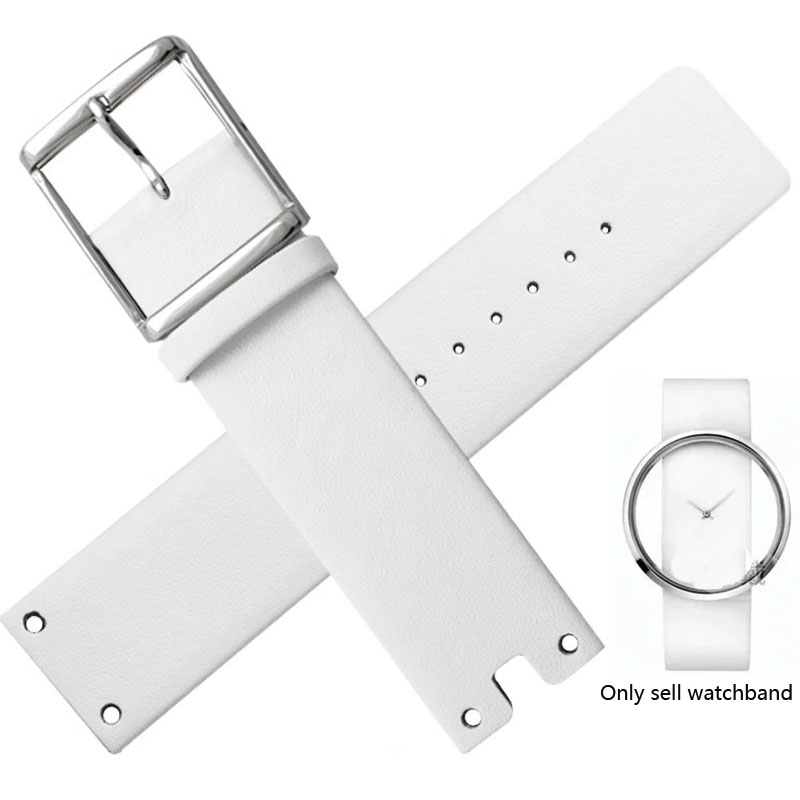 Horlogeband voor CK K94231 K 9423101 K 9423107 Duurzaam zacht voor Calvin Klein horlogeband Echt lederen herenarmband 22 mm