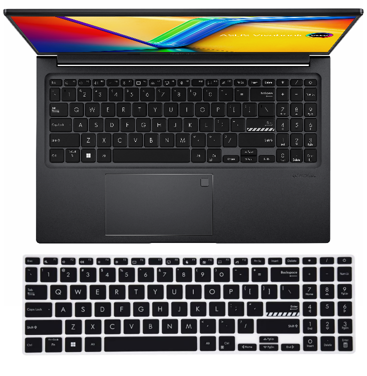 Dla Asus Vivobook 15 2023 F1504 X1504 X1504ZA X1504VA X1504Z X1504V 15.6 cala silikonowa klawiatura laptopa pokrywa skóry
