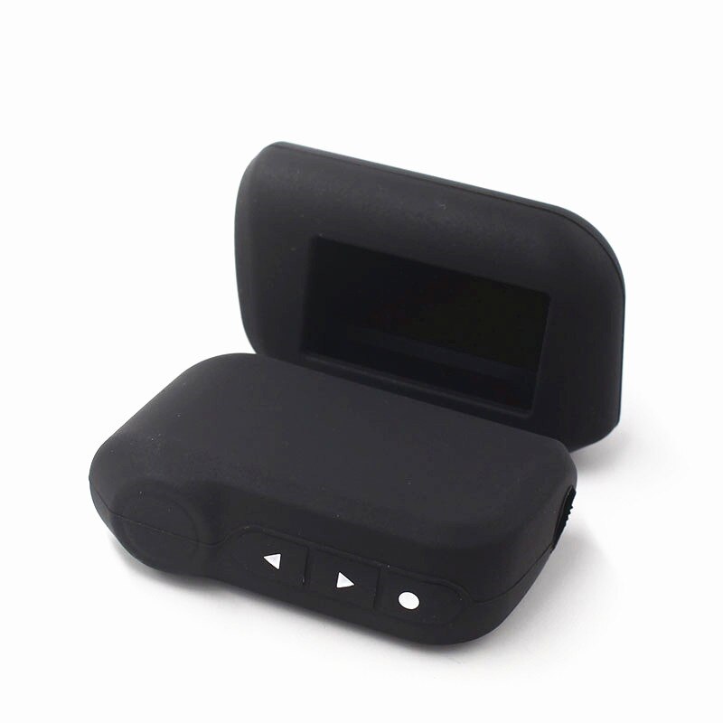 2-modo Chiave Custodia per Starline A63 A39 A36 A66 A96 Custodia protettiva di Silice Telecomando LCD Sistema di Allarme di Controllo portachiavi Sostituire Copertura: nero