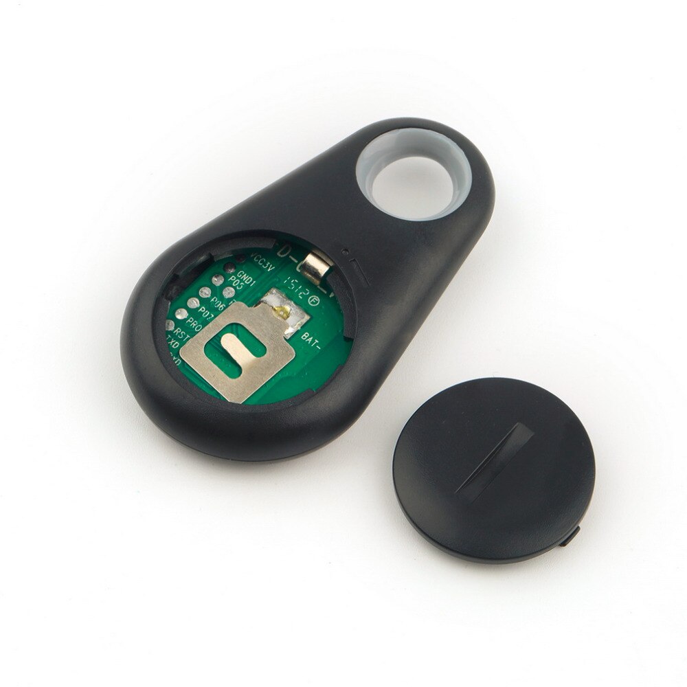 Micro mini smart finder smart trådløs bluetooth 4.0 sporbar lokaliseringssporing tag alarm tegnebog nøgle kæledyr hund tracker sort