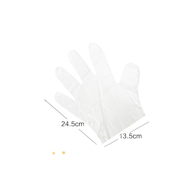 50/100Stck Kunststoff Handschuhe Einweg Handschuhe Umweltfreundliche Handschuhe Hygiene Küche Zubehör Reinigung Mutifunction: 50 stücke