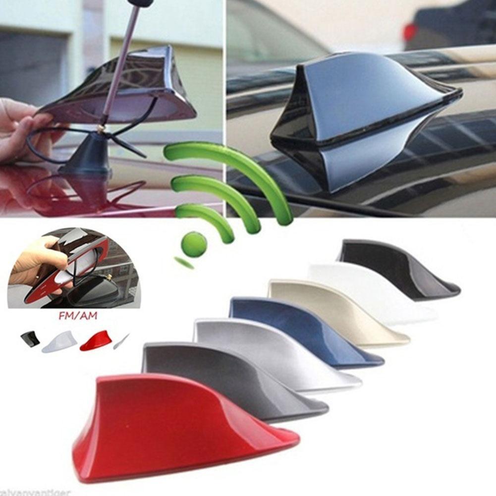 Car Radio Shark Fin Car Shark Antenna Radio FM Signal For All Cars Aerials Antenna Car Styling in