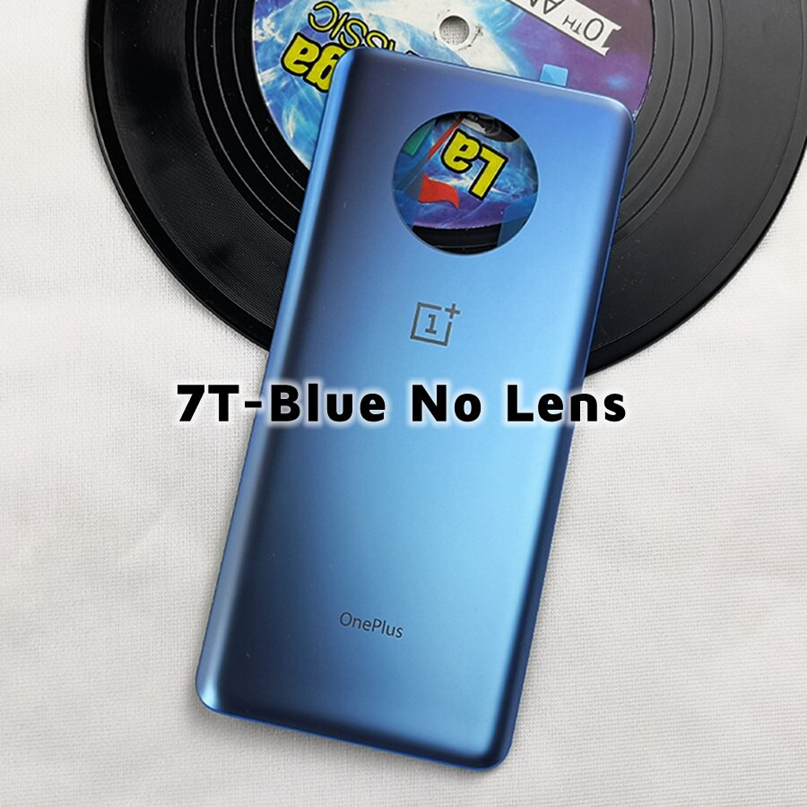 Originalt bagglascover oneplus 7 7t pro battericover one plus 7 t bagdørs cover oneplus 7t bagcover med kameralinse