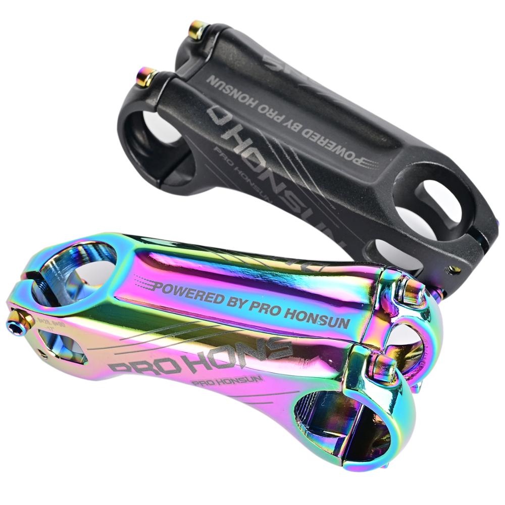 PRO HONSUN Bicycle stem road 17 Degree Stem Road MTB Bicycle lightweight handle 7075CNC aluminum alloy handle 28.6/31.8mm 90MM