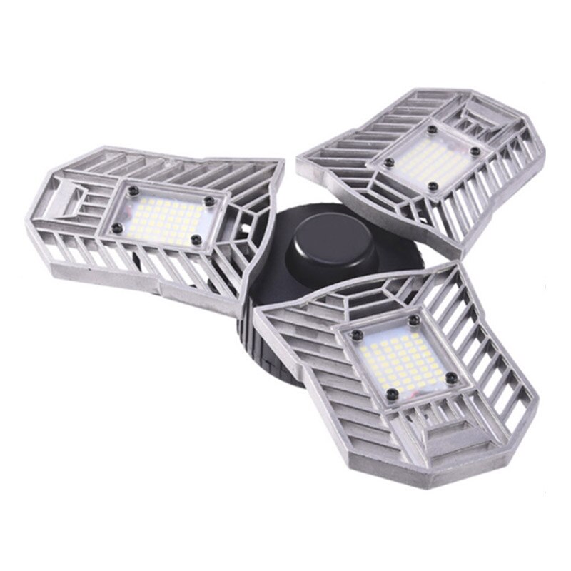 Newly 6500K LED Light Waterproof and Durable 6000Lm LED Variable Adjustable Industrial Light Human Body Induction L5 #4: Silver ordinary