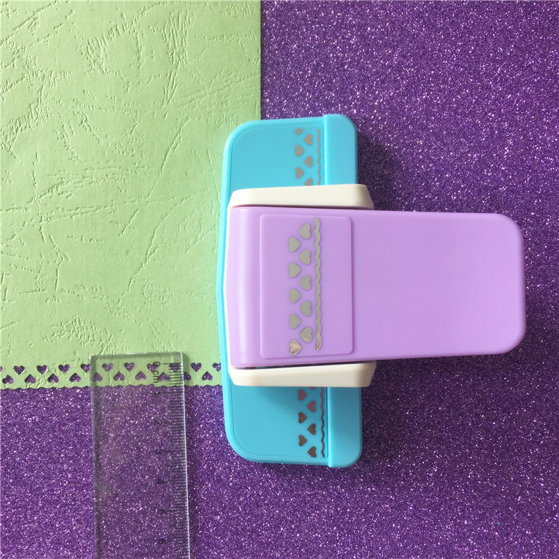 many Hearts shape fancy border punch heart to heart craft punch scrapbooking popular embossing puncher DIY foam hole punches