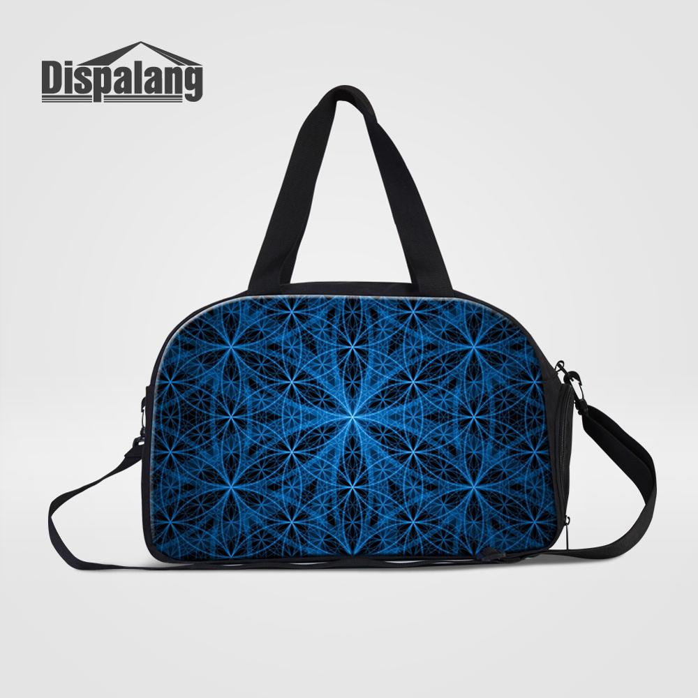 Dispalang Donne di Grande Capacità Borsa Da Viaggio Sacchetto Dei Bagagli Borsa Da Viaggio Casuale Della Stampa Del Fiore Multifunzione Borsa A Tracolla Borse: Brown
