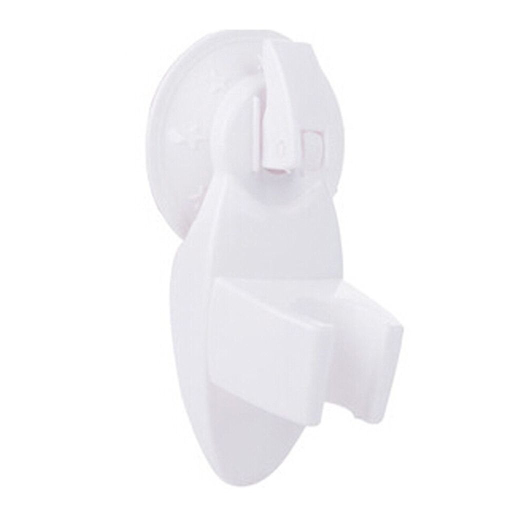 Bathroom Strong Attachable Shower Head Holder Movable Bracket Powerful Suction Shower Seat Chuck Holder: 1