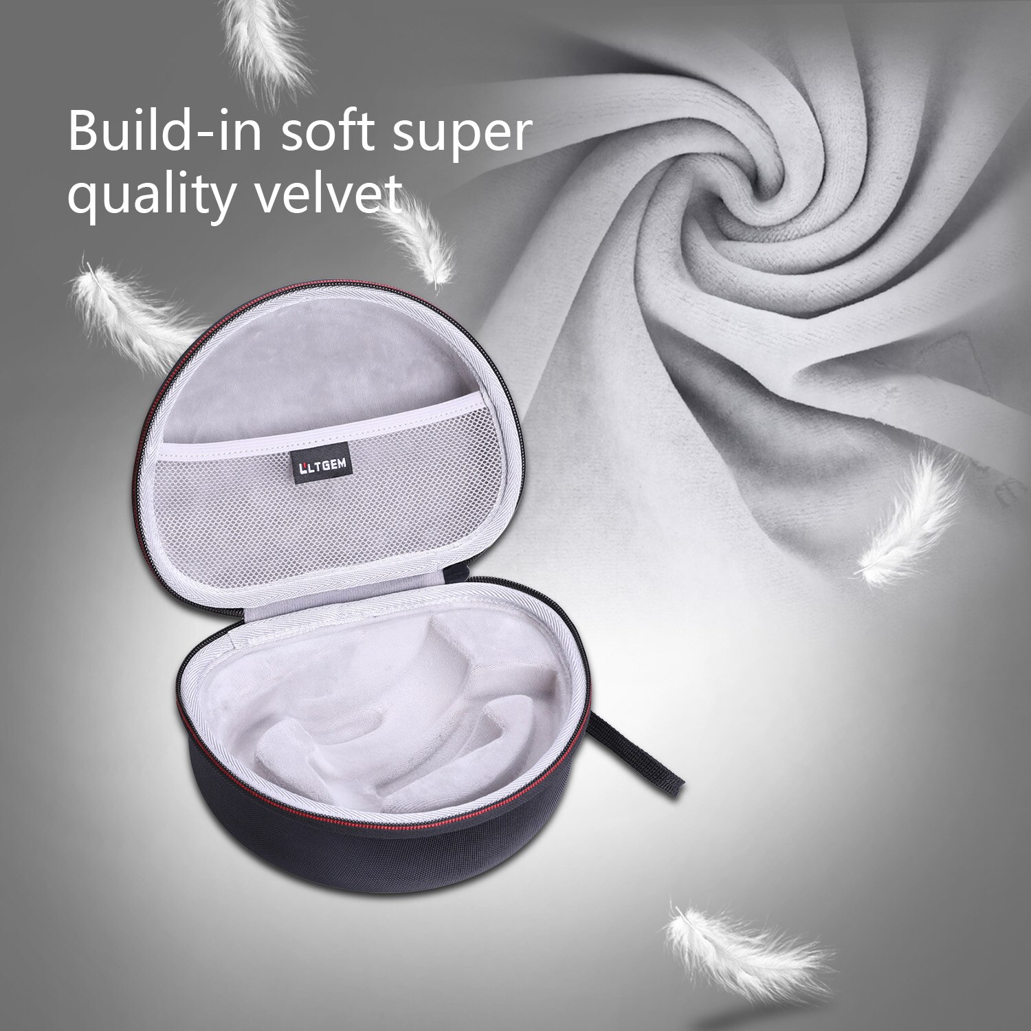 LTGEM-funda rígida EVA para Sennheiser HD, 450BT/350BT, Bluetooth 5,0, auriculares sin cable