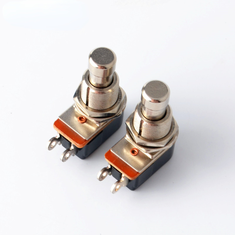 Kortstondige Spst Soft Touch Drukknop Stomp Voetpedalen Elektrische Gitaar Switch Off-Momentary Op