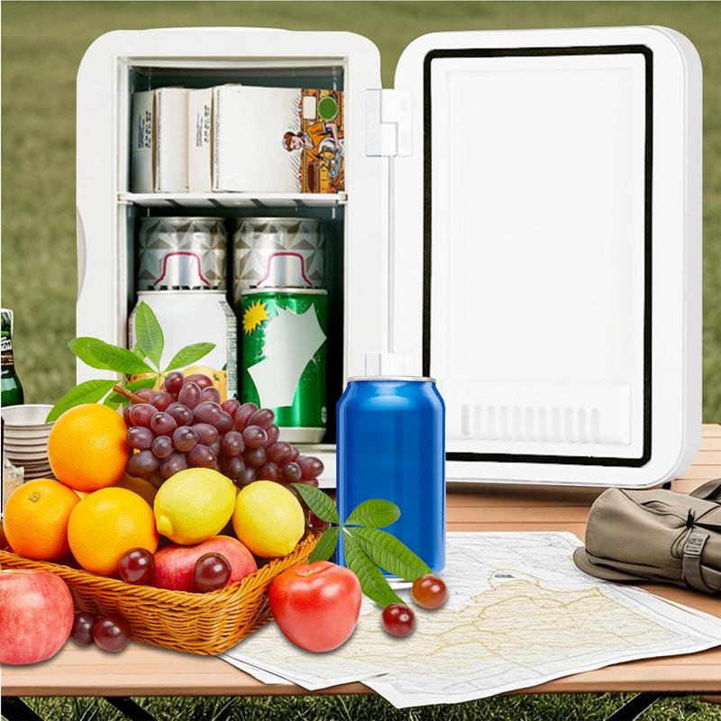 8L Portable Car Mini Small Refrigerator Electric Freeze Heating Dual Use Household Refrigerator SkinCare Makeup Storage 12V 220V