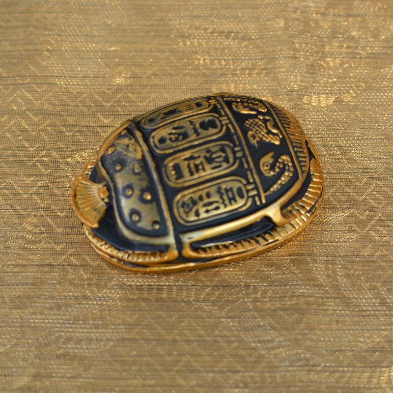 Aqumotic bille egyptisk amulett skarabee dekorasjon fawns nilen turisme suvenir klassisk skytshelgen tro nilen turist suvenir