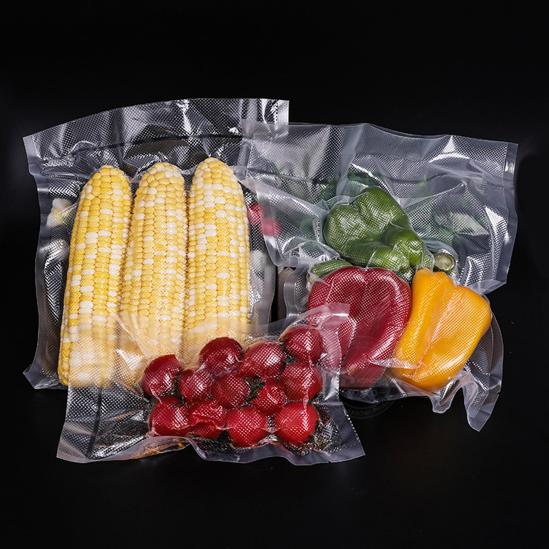 Bolsa selladora al vacío para cocina, bolsas de almacenamiento de bolsas al vacío para alimentos de 12/15/20/25/28cm x 500cm, bolsa transparente para envasado de alimentos, mantenimiento fresco
