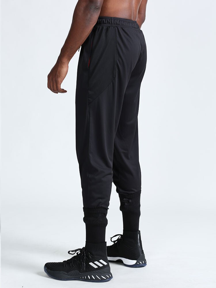 Voetbal sportbroek heren snel drogende losse broek casual hardlopen sportschool dunne zomer ijs zijden broek