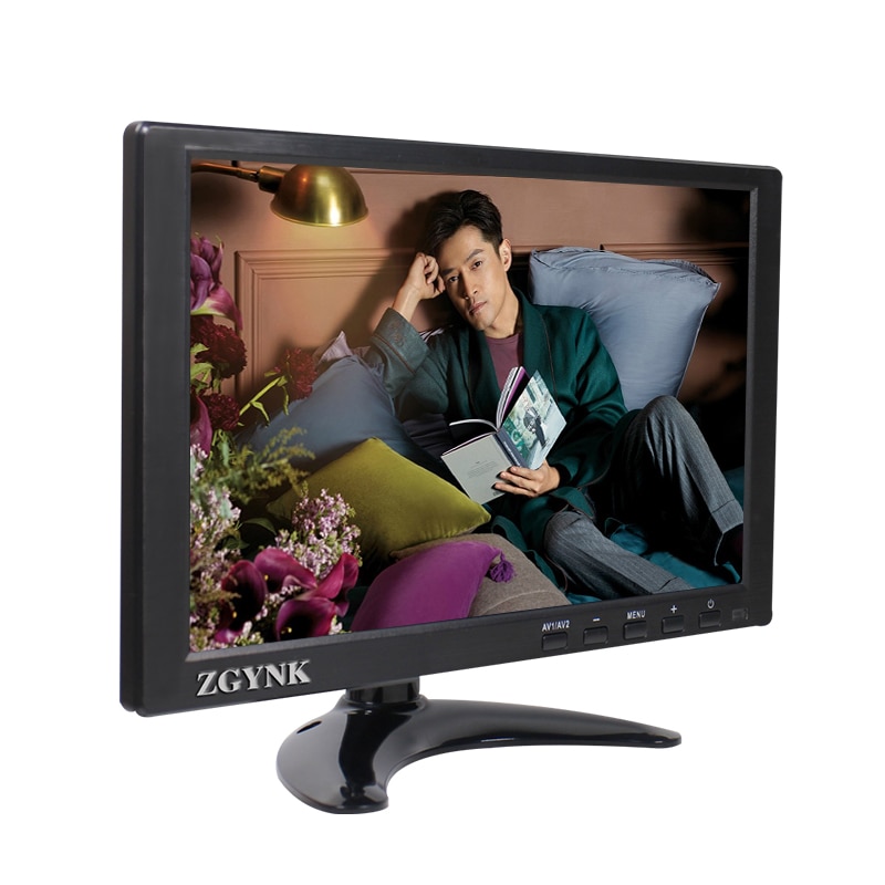 ZGYNK10.1 calowy wyświetlacz hd LCD mini przenośny komputer rozszerzony wyświetlacz kolorowy ekran HDMI monitor bezpieczeństwa z głośnikiem