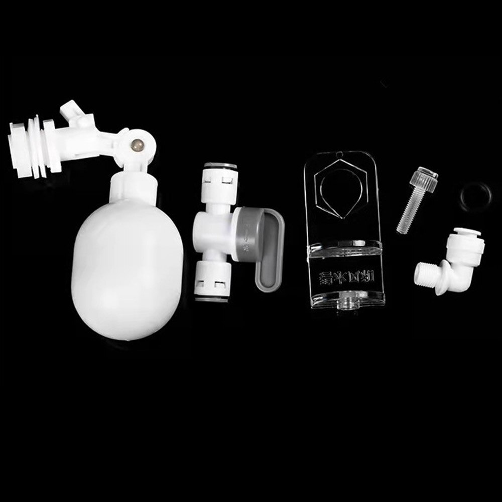 Aquarium Auto Water Changer Kit Power Free Fish Tank Adjustable Float Ball Valve Type Auto Water Filler Water Level Controller