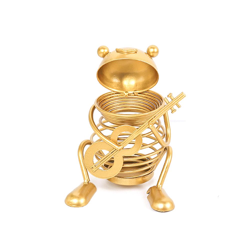 Gold Metal Pen Holder Desk Sturdy Stationery Organizer Desktop Craft Ornament For Home And Office Supplies: B