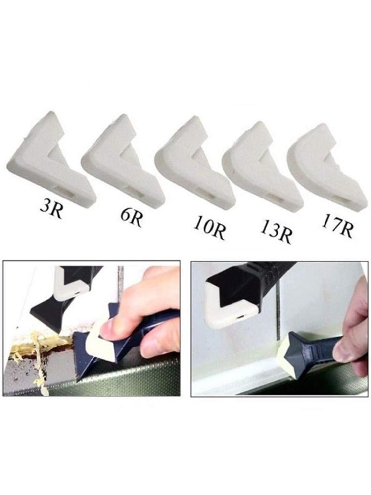 5 Pcs/set Caulking Tool Kit Silicone Sealant Finishing Tool Grout Scraper Caulk Remover Caulking Buddy