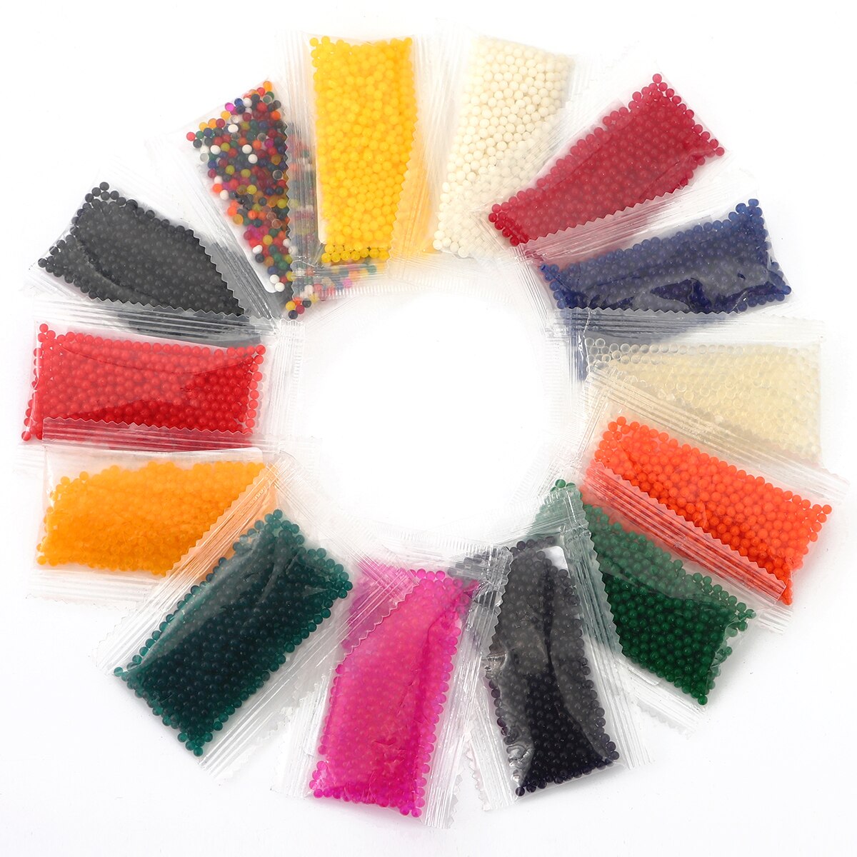 Bolas de hidrogel para decoración del hogar, bolas de gelatina para niños, Bolas Mágicas de Gel para cultivo, perlas para decoración de jardín, 1000 unids/lote