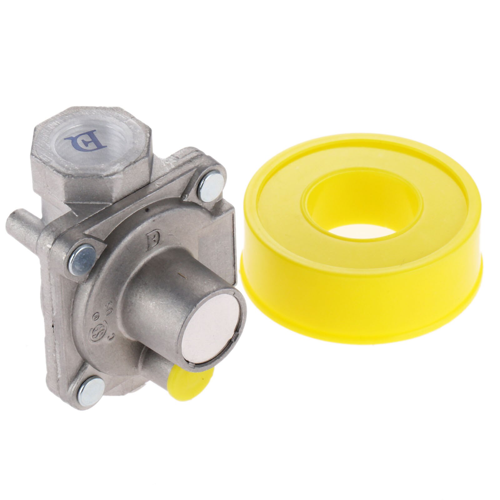 3/8&quot; Natural Gas Grill Low Pressure Regulator for NG Gas NPT Natural Gas Low Pressure Regulator with Gas Line Pipe Thread Tape