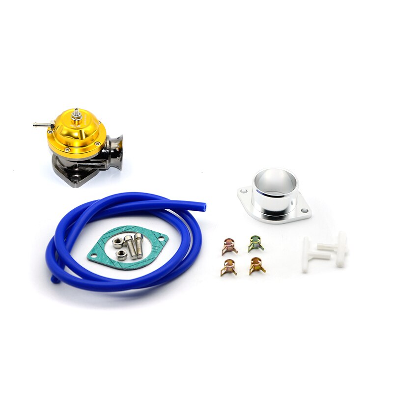 Depotuning Universele Type-Rs Turbo Blow Off Valve Verstelbare 25psi Bov Blow Dump/Blow Off Adapter 5 Kleuren: Gold