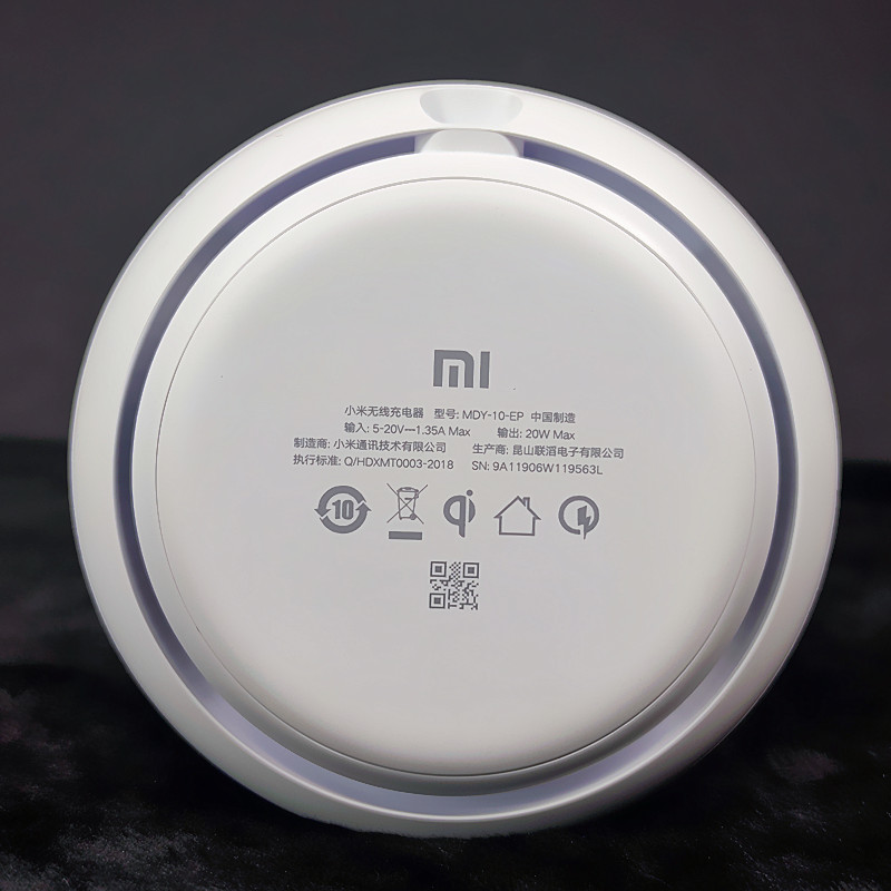 Oryginalna bezprzewodowa ładowarka Xiaomi 20W turbosprężarka opłata 27W ue adapter dla Mi 9 10 zawodowiec mieszać 2S mieszać 3 Qi EPP10W dla iPhone XS XR XS MAX