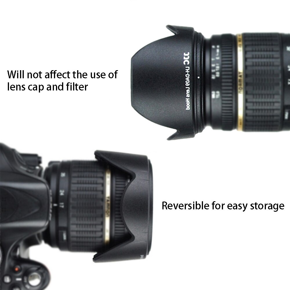 LH-DA09 Reversible Bayonet Lens Hood for Tamron A09 28-75mm f/2.8 &amp; A16 17-50mm f/2.8 Lens , replace Tamron DA09 Hood