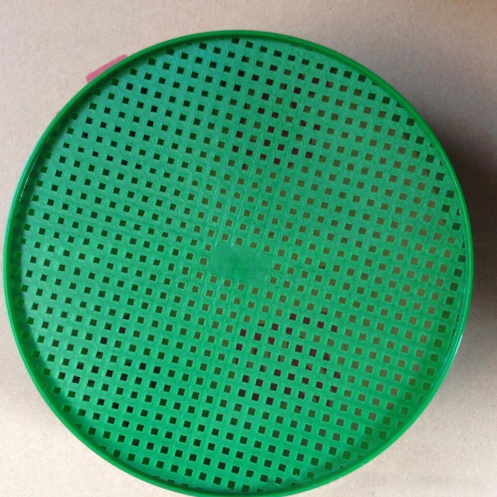 Garden Soil Filter Jardin Net Sifter Plastic Soil Sieve Filter Mesh for Plant Soil Stone Sifting Home Garden Tools