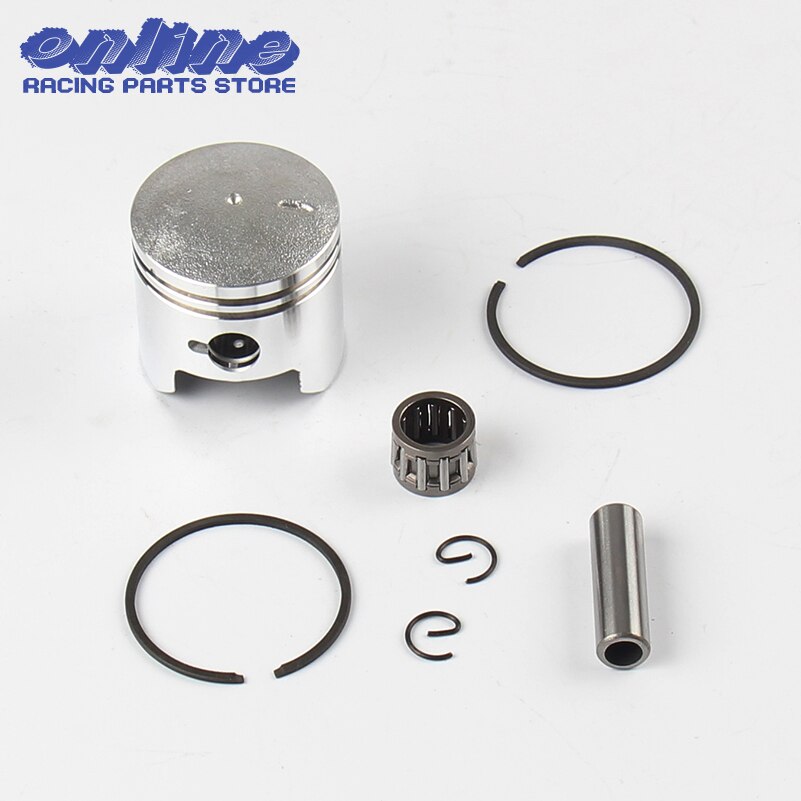 Kit de pistón de cilindro de 40mm, Pin de 10mm para Mini Moto de 2 tiempos de 47cc, Dirt Pocket, ATV, Quad, Minimoto Go Kart, Scooter, motocicleta