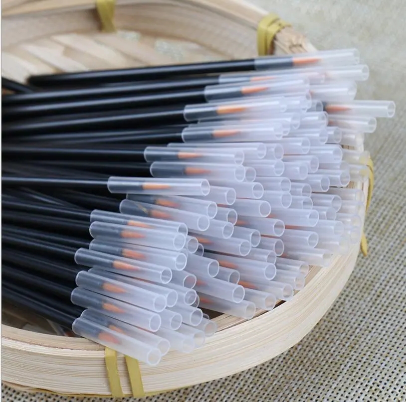 50 Uds. Pincel desechable para decoración de uñas delineador de ojos herramientas de maquillaje manicura pintura pluma herramienta pinceles