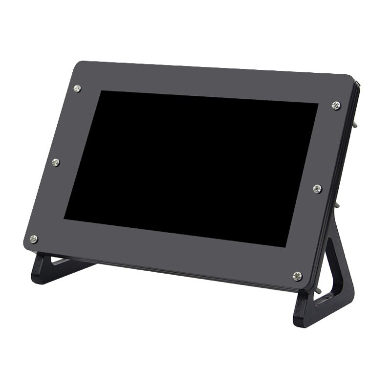 Soporte de pantalla LCD de 7 pulgadas para Raspberry Pi soporte de acrílico para Monitor RPI compatible con Raspberry Pi 4 modelos B/3B +/3B