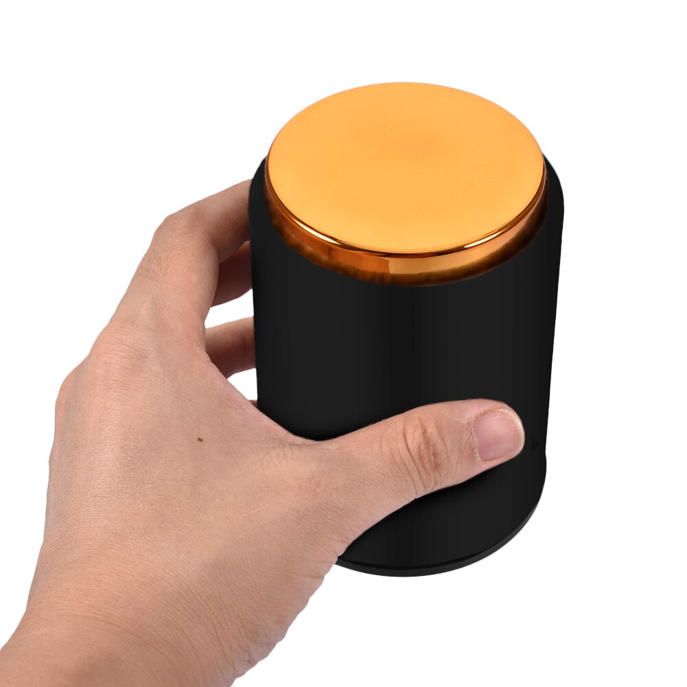 Leder Trompete Flanell PU Würfelbecher Schwarz Dicebox Partei Liefert Für Bar KTV Unterhaltung Würfel Tasse Ohne Würfel