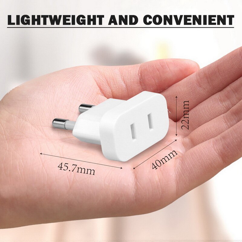 Cn Ons Eu Euro Europa Plug Adapter 2 Ronde Socket Converter Travel Electrical Power Adapter Socket China Naar eu Plug